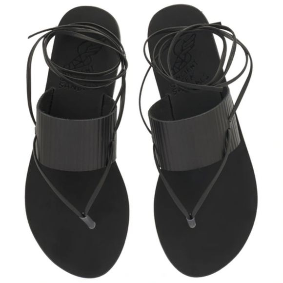 Ancient Greek  Ankle Tie Sandals. - Picture 3 of 9